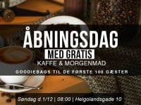 Foto: Coffee Fellaz Vesterbrogade 107B‎ - Åbningsdag / med gratis Kaffe & morgenmad