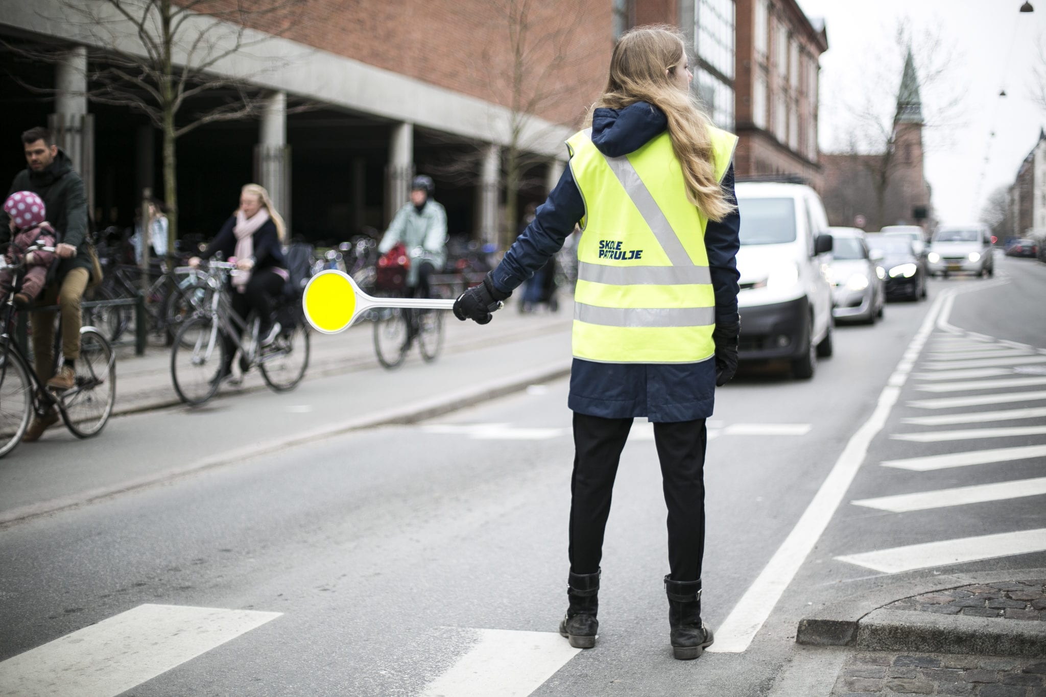 Skolepatruljer får bilister til at sætte farten ned