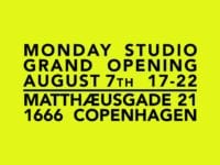 Monday Studio . Grand (re)Opening