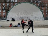Kickboxing Leila og Bayram. PR-foto