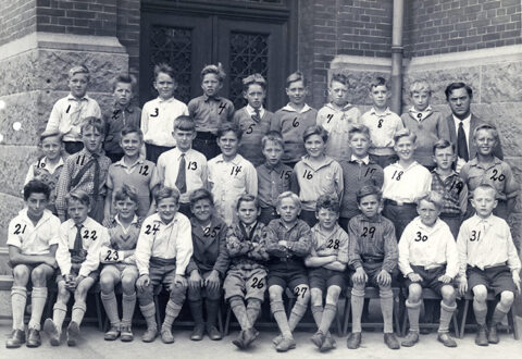 Frederikssundsvejens Skole, 5.b, 1931-32. Fotograf ukendt, Københavns Stadsarkiv. Pressefoto